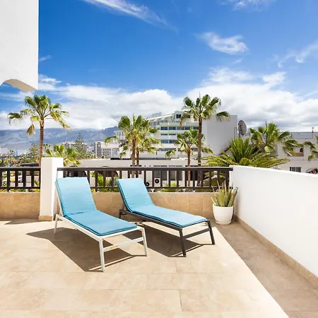 Appartement 3 50m From The Americas Promenade With Heated Pool Arona (Tenerife)
